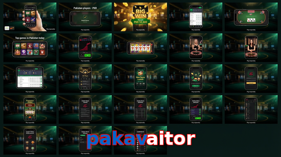 Main screen of Pakavaitor bet page for PK players